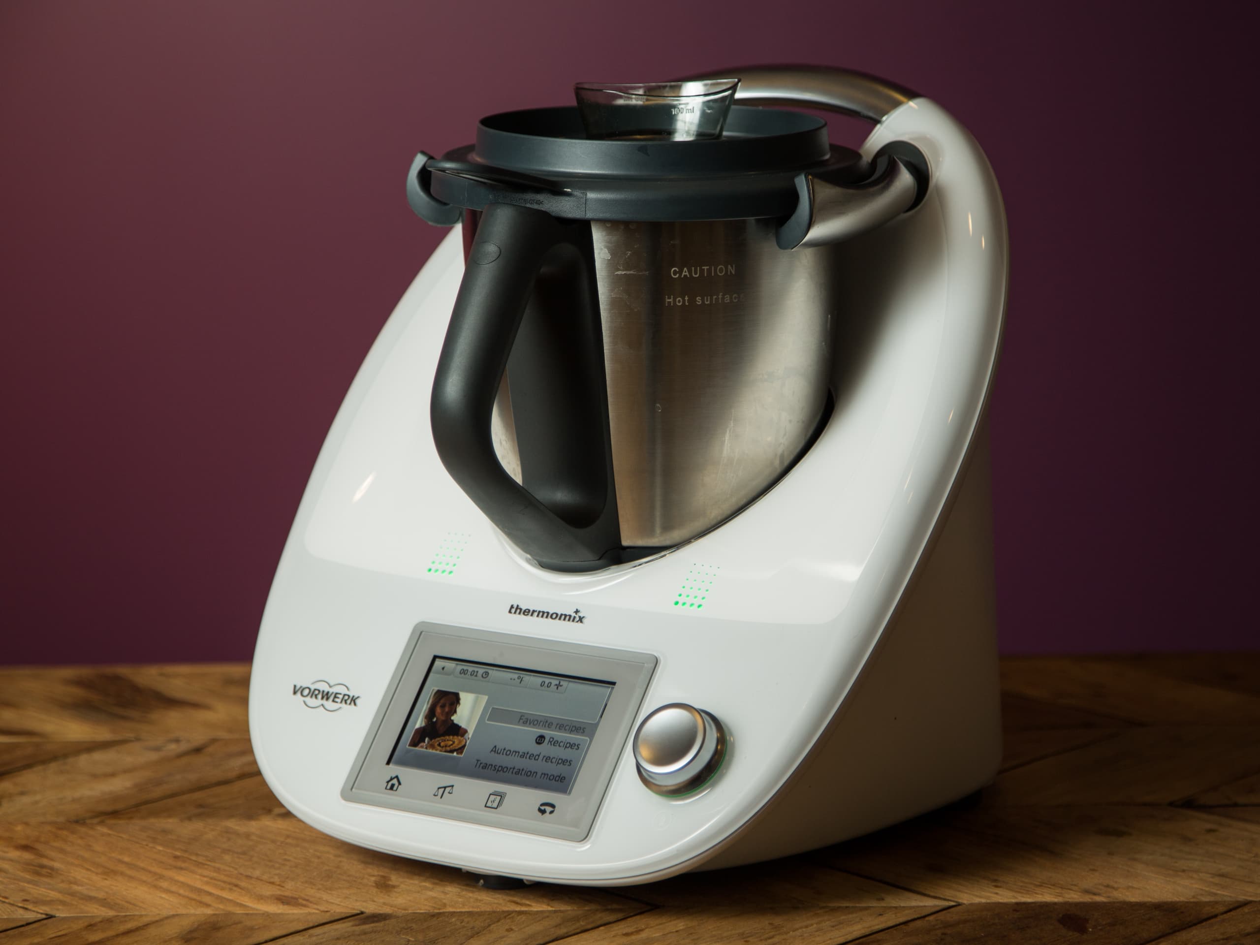 A plum dish made in a Thermomix